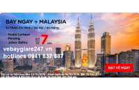 Trải nghiệm thiên đường mua sắm Malaysia chỉ từ 7 USD